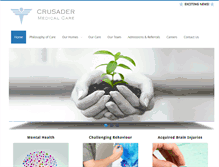 Tablet Screenshot of crusadermedicalcare.com